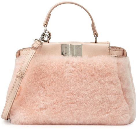 fendi micro peekaboo shearling|fendi peekaboo handbags.